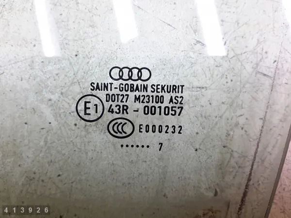 Audi A3 dörrglas OEM e143r001057 - Begagnad image 3
