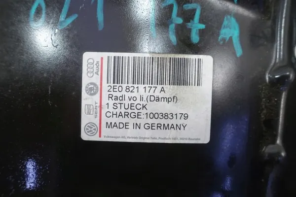 Para-lamas VW CRAFTER OEM 2E0821177A - Usado image 3