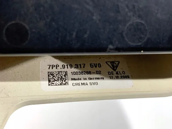 Plaque Plafonnier Porsche Panamera OEM 7PP919317 09-17 image 5
