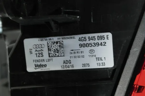 AUDI A6 C7 Lift Sedán Luz Trasera Izquierda 4G5945095E image 3