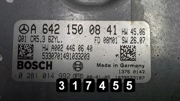 ECU Mercedes AM-317455 para Clase S 2008 image 4