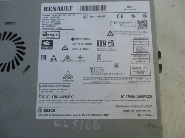 Radio Navigation OEM 259151818R pour Renault Clio V image 4