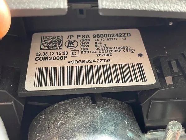 PEUGEOT 508 Combinatieschakelaar 98000242ZD image 5