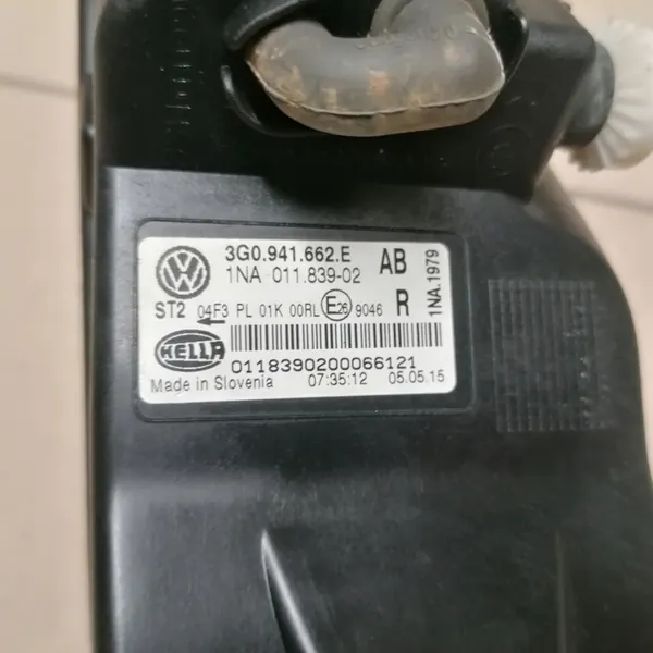 Ampare antibrouillard halogène OEM 3G0941662E VW Passat B8 image 4