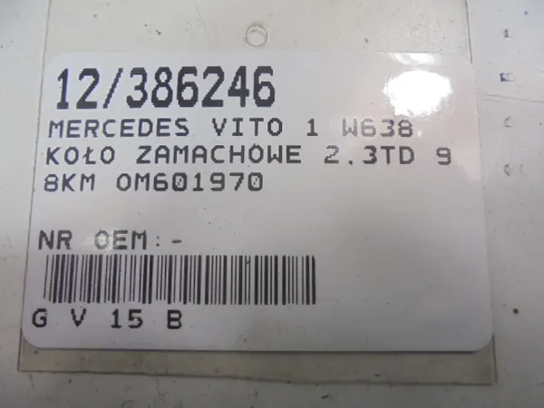 MERCEDES VITO 1 W638 Volante 2.3TD 98CV OM601970 AK-12-386246 image 5