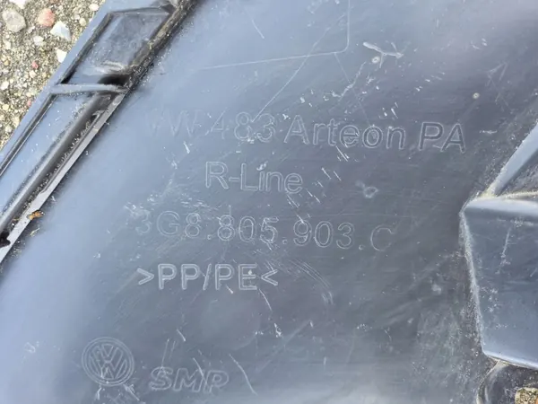 VW Arteon R Line Spoiler Paraurti Anteriore 3G8 image 3