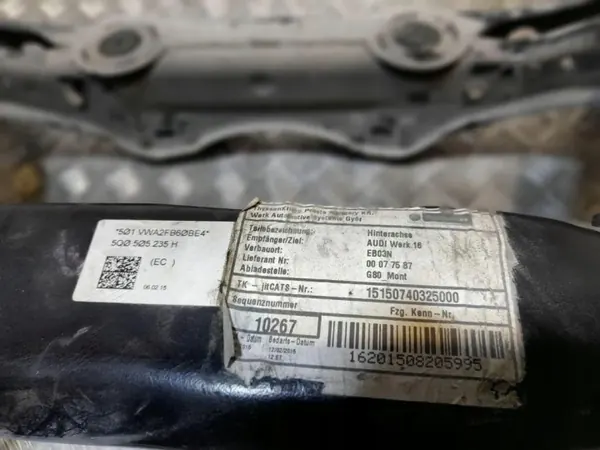 OEM 5Q0505235H Hinterachsträger für Audi S3 8V Limousine image 4
