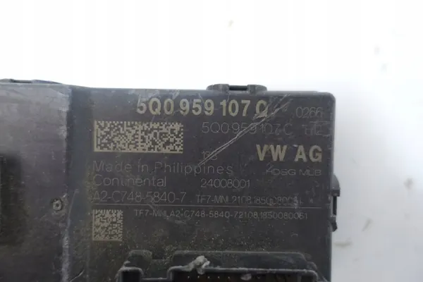 Módulo de porta-malas elétrico VW Passat B8 OEM 5Q0959107Q image 5