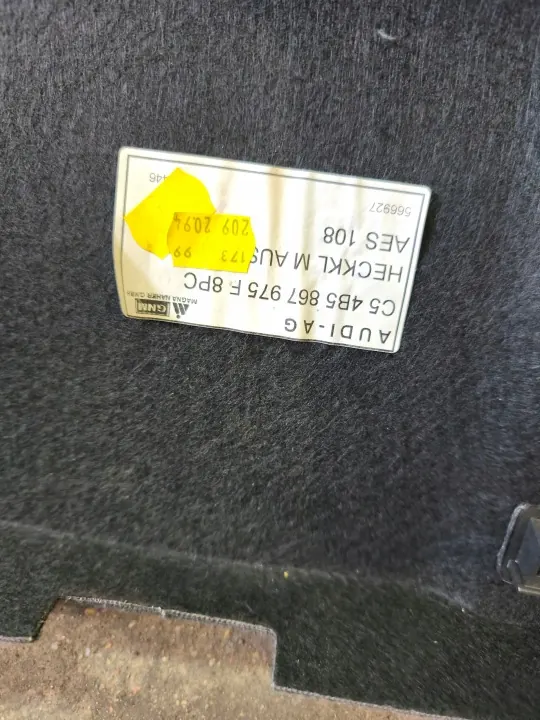 OEM 4B5867975F Cubierta de estante maletero Golf VI 08-12 image 5