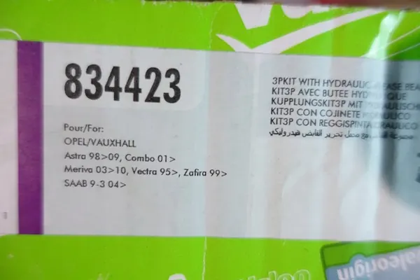 Valeo Kytkinsetti 834423 image 8