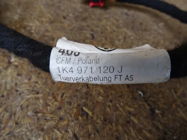 VW GOLF V Oikean Etuoven Kaapeli 1K4971120J image 2