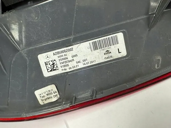 Mercedes-Benz OE A2059062002 Achter Combinatielamp image 3