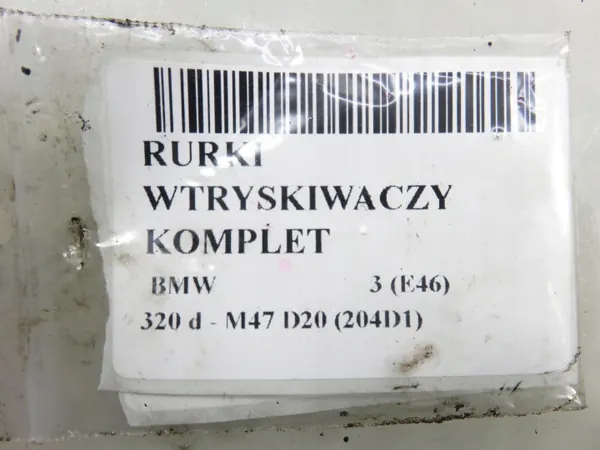 BMW OEM ruiskutusyöttölinjat E46 320d M47 D20 image 5