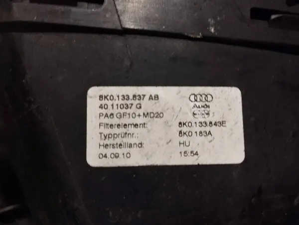 Caixa filtro ar Audi A4 S4 B8 OEM 8K0133843E image 3