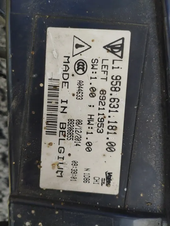 Porsche Cayenne II Luz DRL Halógena Izquierda Completa OEM image 9