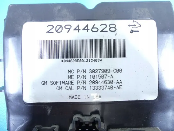 Módulo de Controle de Aleta Opel Insignia A 08-17 OEM 20944628 image 3