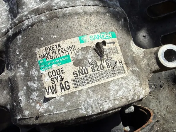 Compressor AC usado OEM 5N0820803H para VW Audi image 3