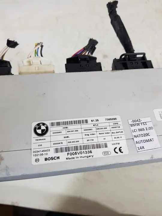 Módulo controle porta-malas BMW OEM 7365898 image 3
