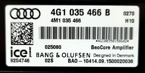 Bang & Olufsen Verstärker OEM 4G1035466B für Audi A6 C7 image 7