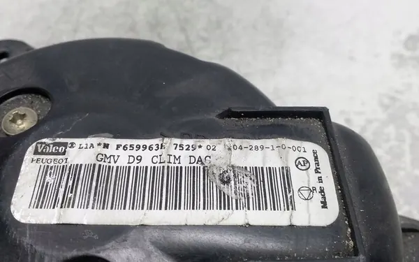 Verwarming PEUGEOT 607 2.2L diesel 2001 F659963E7529 image 2