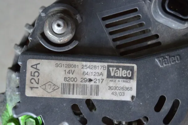 ALTERNATOR Renault Megane II 2542817B 8200290217 image 4