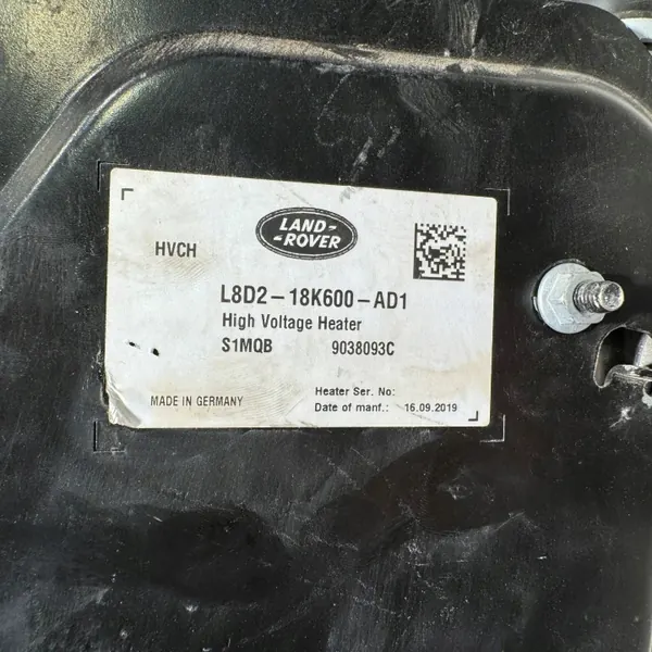 Webasto-lämmitys OEM L8D218K600AD1 Range Rover Evoqueen image 5