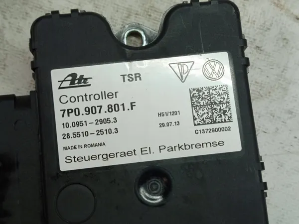 Módulo travão de mão OEM 7P0907801F - Usado image 6