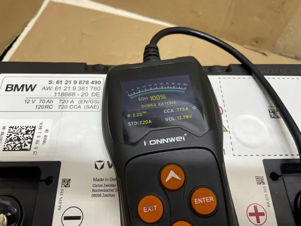 AGM-Batterie OEM 9878490 12V 70Ah für BMW image 6