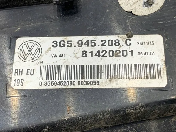 LUZ TRASERA DERECHA VW PASSAT B8 Sedán 3G5945208C image 4