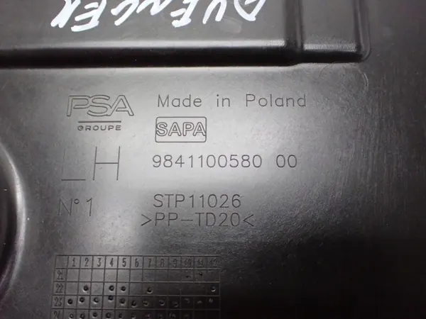 OEM 9841100580 Escudo Inferior Esquerdo para Jeep Avenger image 3