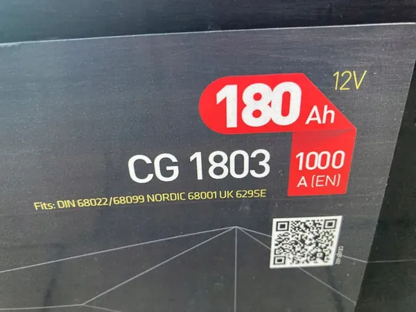 2 X Centra Start Pro CG1803 12V 180Ah image 3