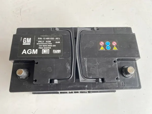 Batería AGM Opel 80Ah OEM 13495532 Start/Stop image 6