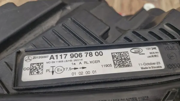 MERCEDES CLA A117 W117 LIFT 2016- VASEN ETU FULL LED VALO A1179067800 image 4