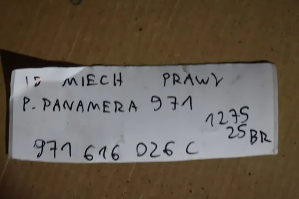 Höger luftfjädring OEM 971616026C 555 Porsche Panamera image 4