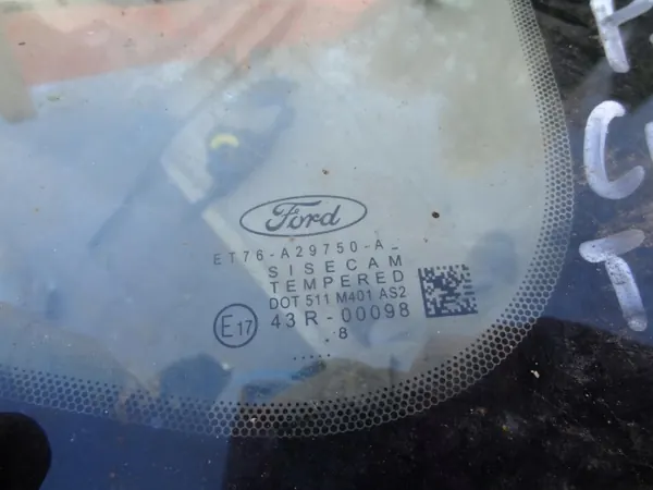 Vitre Carrosserie Arrière Droite Ford Tourneo Courier OEM ET76-A29750-A image 3