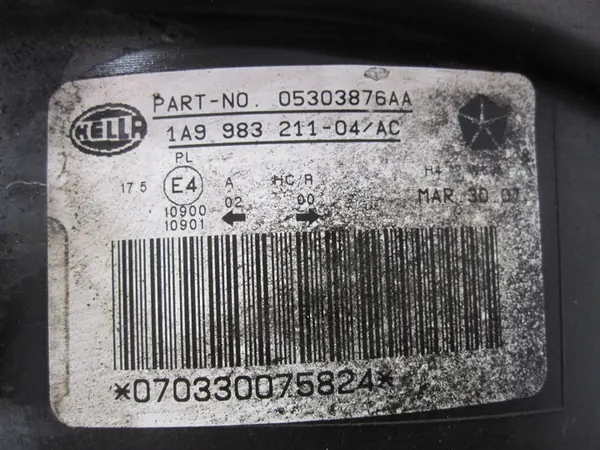 JEEP COMPASS I 07r Farol Direito A0008201608 image 4