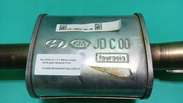 C13C JD OEM Mittelschalldämpfer für Kia Ceed III 1.0 image 3