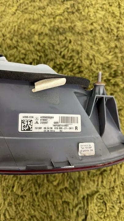 Rechter Achterlicht Mercedes C 205 W205 14-18 Sedan image 2