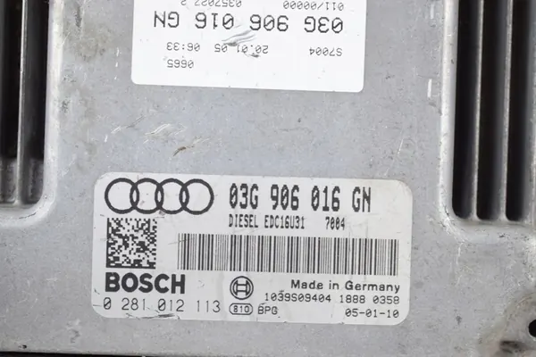 Gebrauchtes Audi Motorsteuergerät OEM 03G906016GN image 4