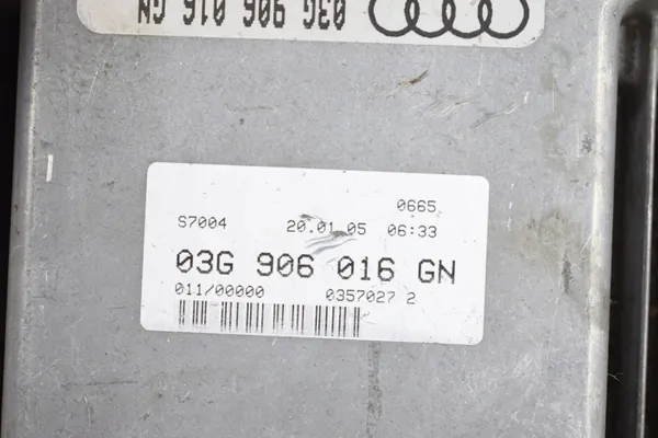 Gebrauchtes Audi Motorsteuergerät OEM 03G906016GN image 5