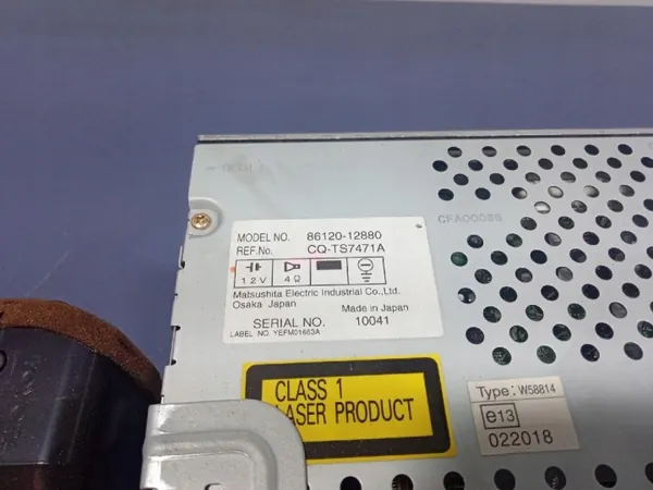 Toyota Corolla E12 OEM 86120-12880 Fabrieks-CD-radio image 6