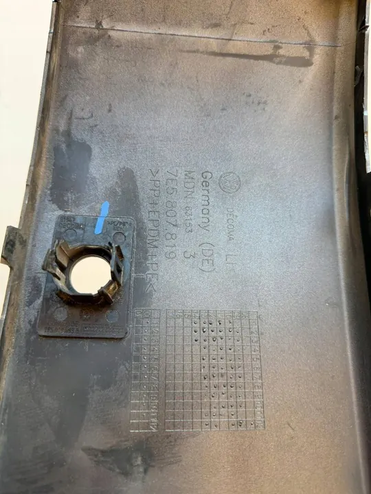 VW T5 Canto de Para-choque Frontal Esquerdo 7E5807819 image 4