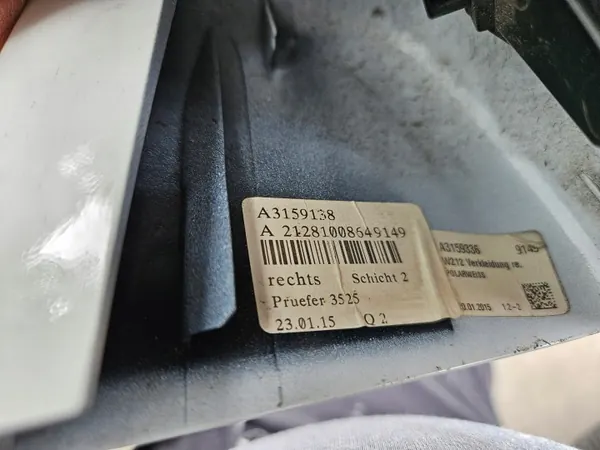 Couvercle rétroviseur droit Mercedes OEM 149 - Occasion image 4