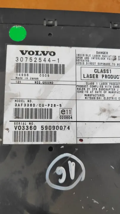 Volvo XC90 Navigationsleser OEM 30752544-1 image 4