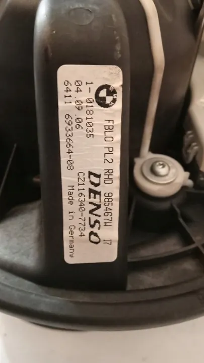 Motor de ventilador BMW E81 E87 E89 E90 E91 E93 F25 F26 image 8