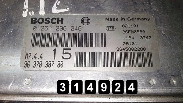 ECU Citroen Saxo OEM AM-314924 - Modèle 2002 image 4