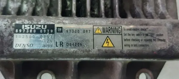 OPEL 1.7 CDTI ISUZU Motorstyrningsenhet 97300097 image 2