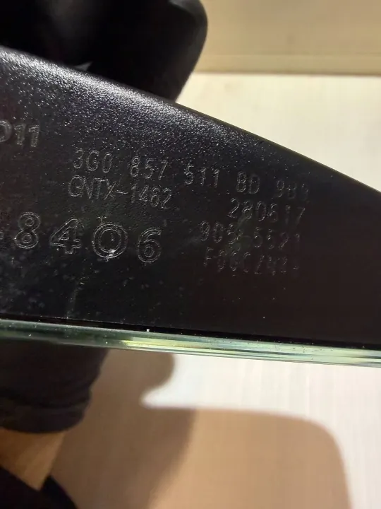Espelho Retrovisor OEM 3G0857511BD Preto Câmera image 6