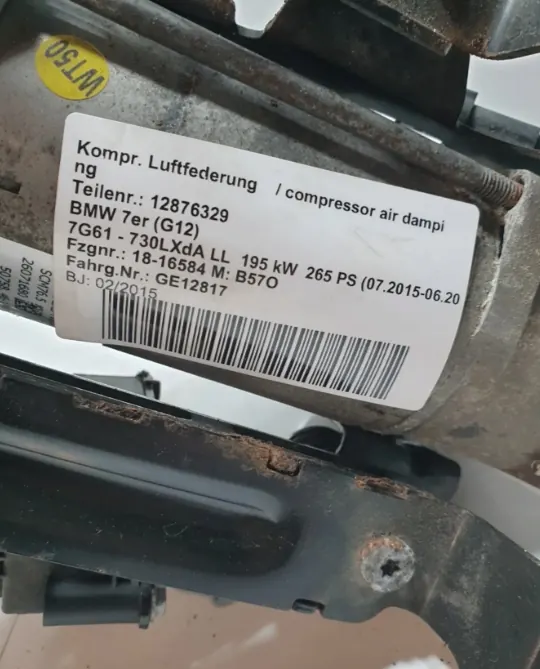 Compressor suspensão ar BMW 6861882 - Usado image 7