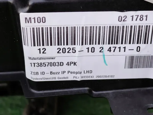 Salpicadero VW ID Buzz GTX OEM 1T3857003D - Usado image 6